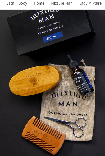 Beard Kit Box Set Luxury Mixture Man