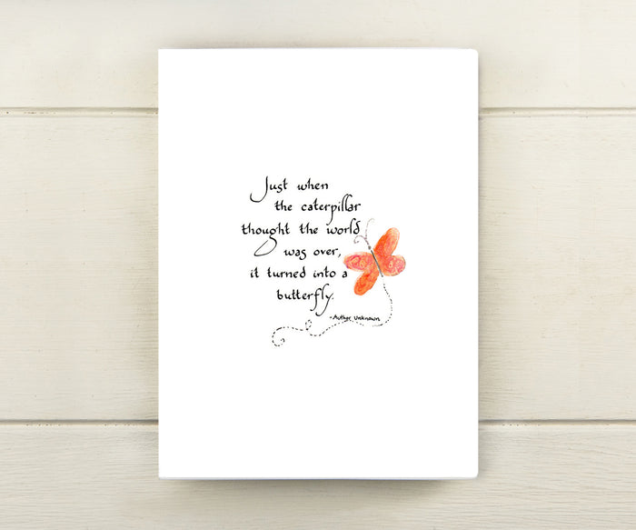 Butterfly Quote Card