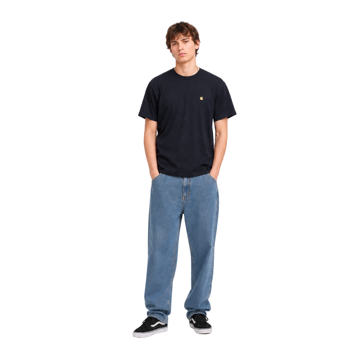 Carhartt WIP Chase T-Shirt Dark Navy/Gold