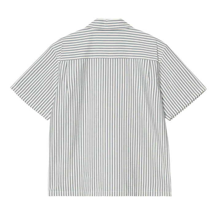 Carhartt WIP Leavel Shirt Stripe Blue River/Wax