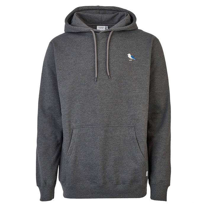 Cleptomanicx Embro Gull 2 Hoodie Heather Forged Iron