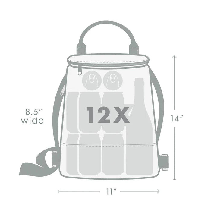 Corkcicle - Eola Bucket Cooler Bag - Coral Neoprene - Findlay Rowe Designs