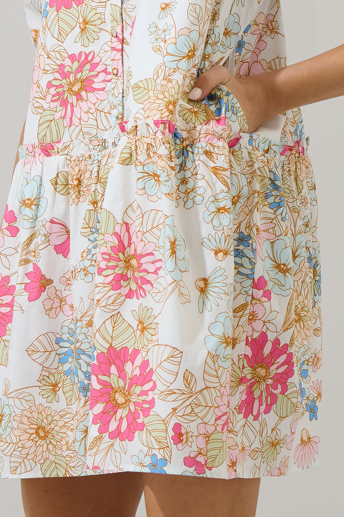 Day Lily Fleda Shift Mini Dress