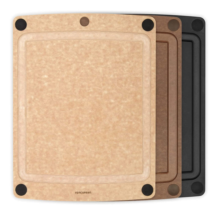 Epicurean All-In- One 17.5-Inch × 13-Inch Cutting Board, Nutmeg/Brown