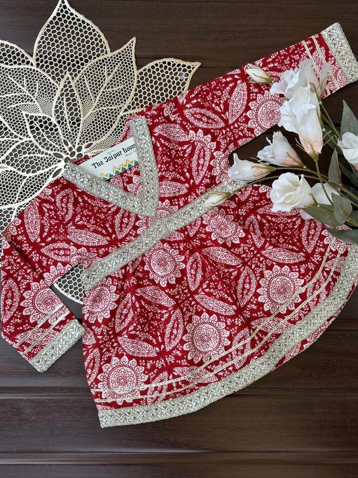 Fuljhadi Laal Sharara Set