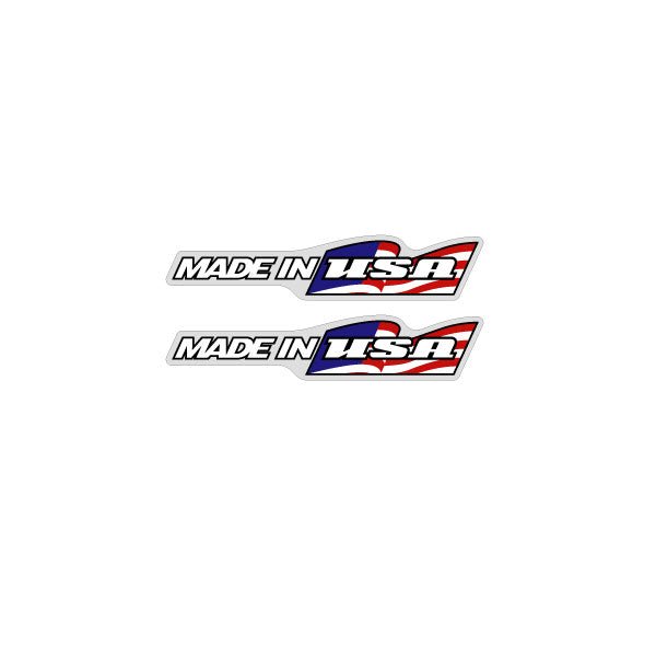 GT - 90's "MADE IN USA" FLAG chainstay decals
