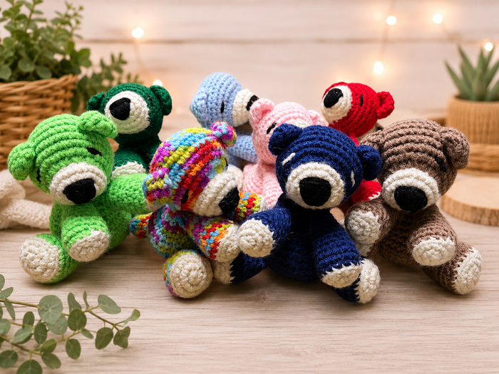 Handmade Crocheted Bears