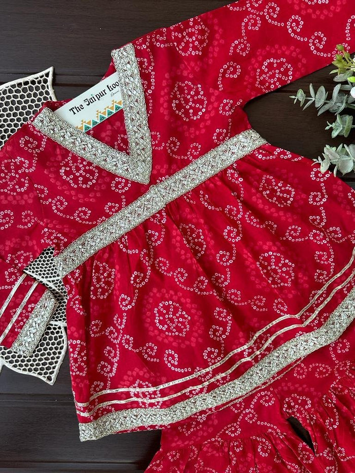 Laal Bandhej Fuljhadi Set