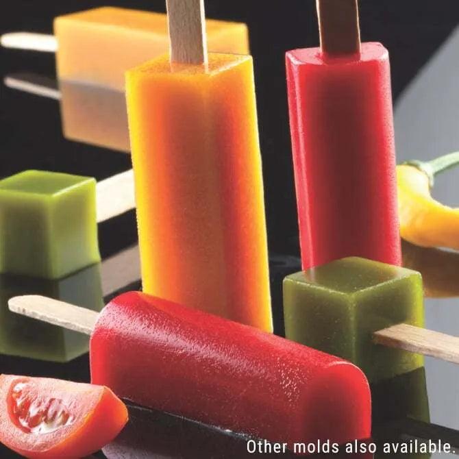 Mini Rectangle Pop Mold - 10 Forms