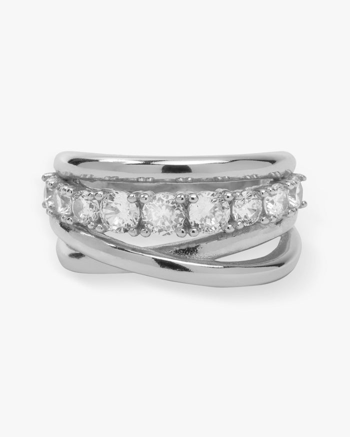 "Oh She Fancy" Stacked Diamond Ring by Melinda Maria