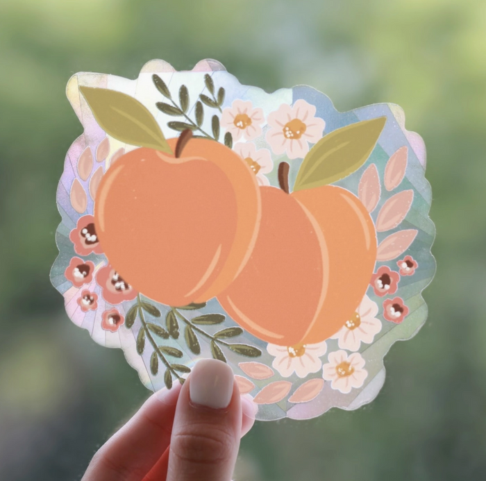 Peaches Window Decal