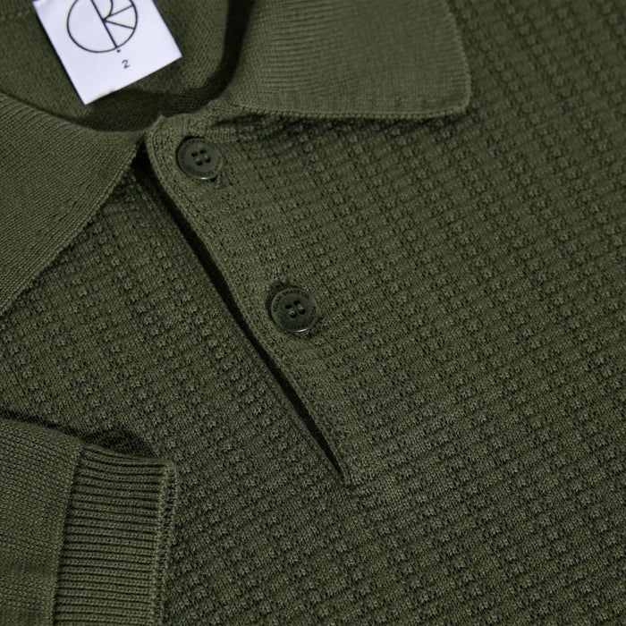Polar Skate Co. Miles Polo Shirt Dark Olive