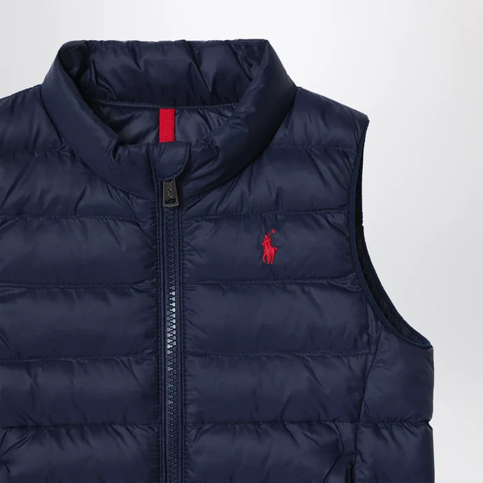 Polo Ralph Lauren - Navy blue P-Layer quilted vest Brand Apparel & Accessories > Clothing > Outerwear > Vests