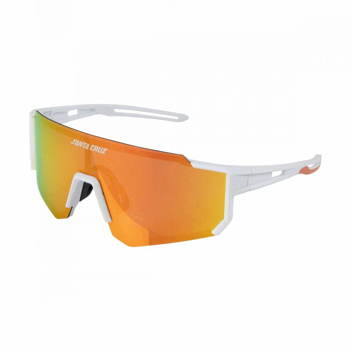 Santa Cruz Strip Racer Sunglasses White Orange Red
