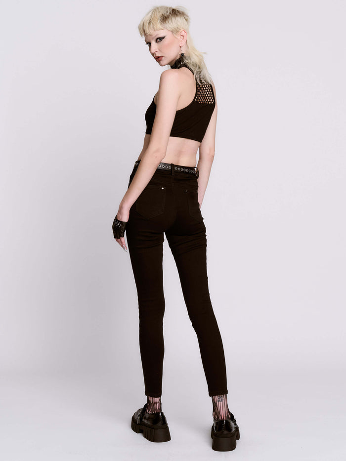 Studded Skinny Jeans