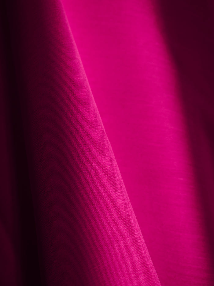 Yasmin Pink Puff Sleeve Dress