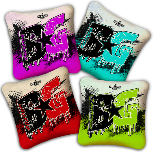 2027 BG Multiple Bag Models "GRUNGE" - ACL Pro Stamped Cornhole Bags - SET OF 4 BAGS