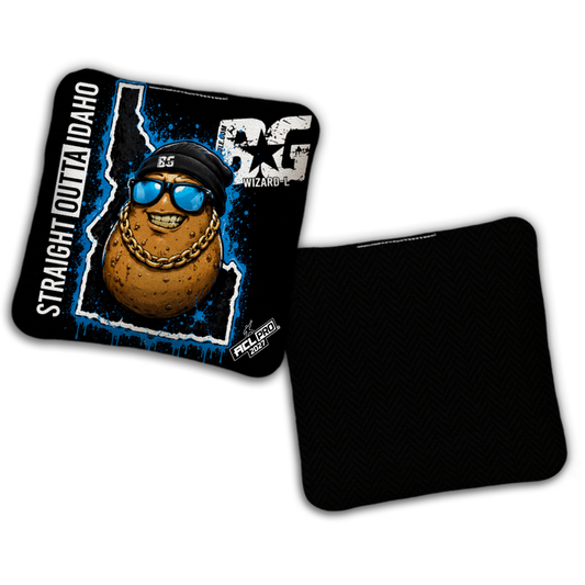 2027 BG Multiple Bag Models "Straight Outta Idaho" - ACL Pro Stamped Cornhole Bags - SET OF 4 BAGS