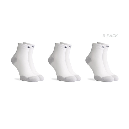 Rogelli Core 3-pack hardloopsokken wit.