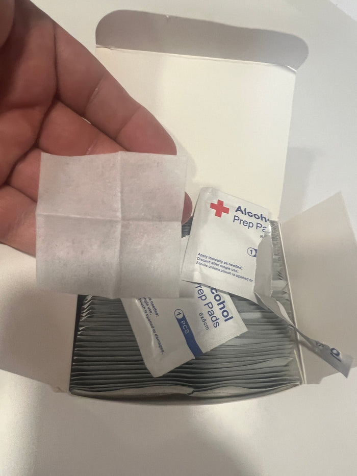 (4 Pack) New Alcohol Prep Pads, Box of 100 pads *Weekend Special*
