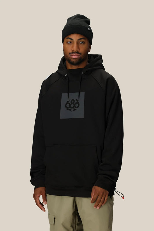 686 BONDED FLEECE HOODY BLACK MENS HOODIE