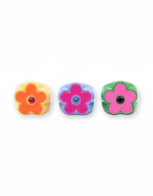 Acrylic Flower Ring — CRUX