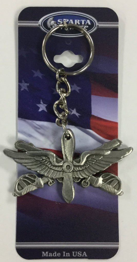 Air Cavalry Pewter Keychain