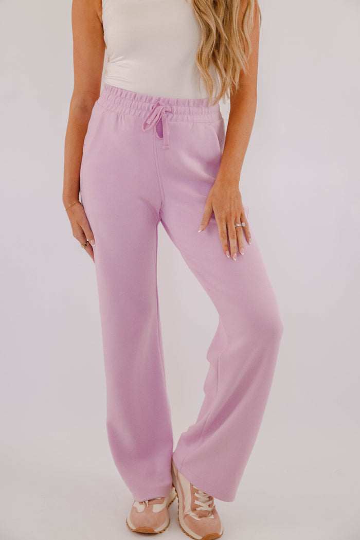 Lightweight Soft Lounge Pant- Women's Scuba Fabric Loungewear- Rae Mode Set