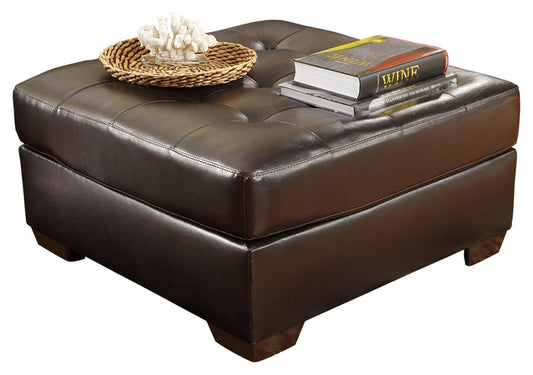 Alliston 2010108 Chocolate Oversized Accent Ottoman