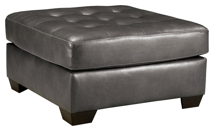 Alliston 2010208 Gray Oversized Accent Ottoman