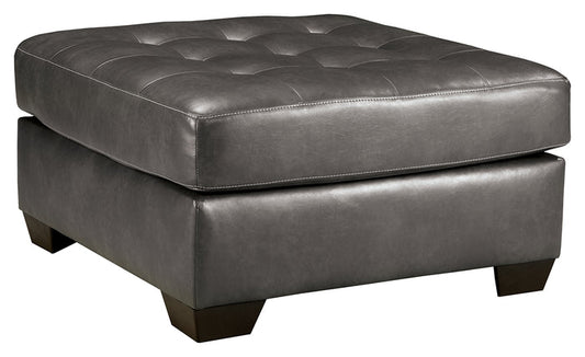 Alliston 2010208 Gray Oversized Accent Ottoman