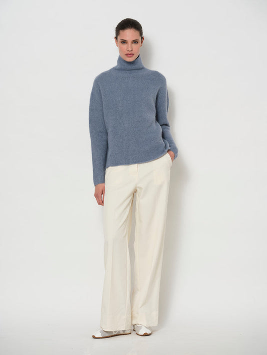 Alpaca Funnel Neck Sweater