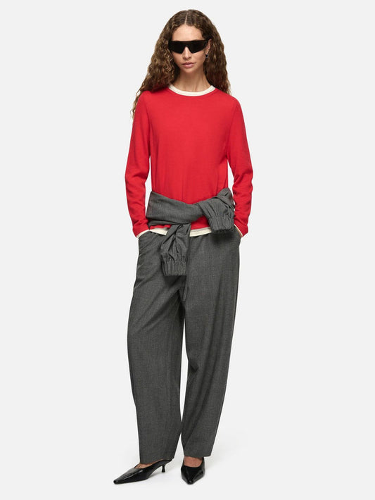 Amber Layered Sweater - Red