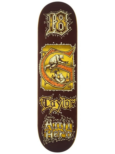 ANTI HERO DECK GRANT MEDIEVAL 8.38"
