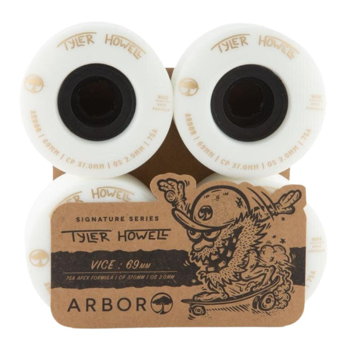 Arbor Signature Tyler Howell Wheel Vice 69mm 75a White