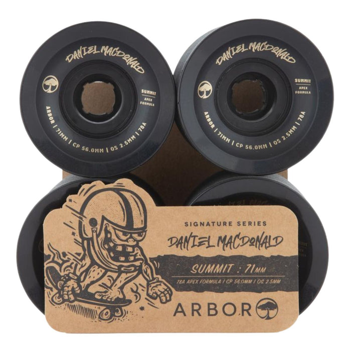 Arbor Signature Wheel Summit Daniel MacDonald 71mm 78a Black