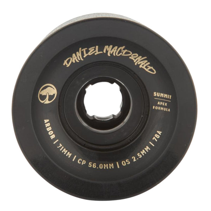 Arbor Signature Wheel Summit Daniel MacDonald 71mm 78a Black