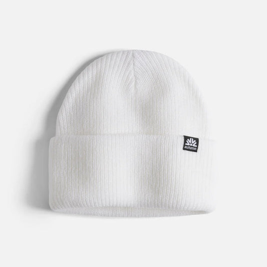 AUTUMN SIMPLE SOLID WHITE BEANIE