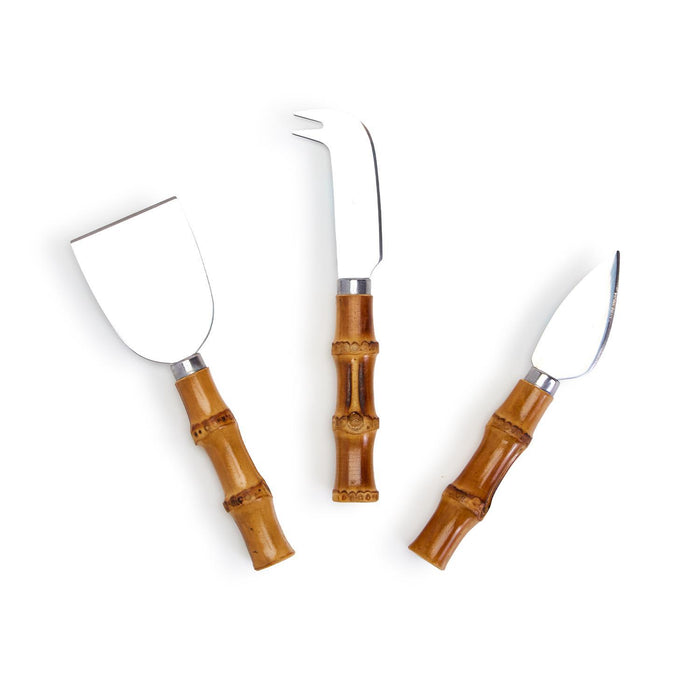 Bamboo Handle Cheese Knives Set