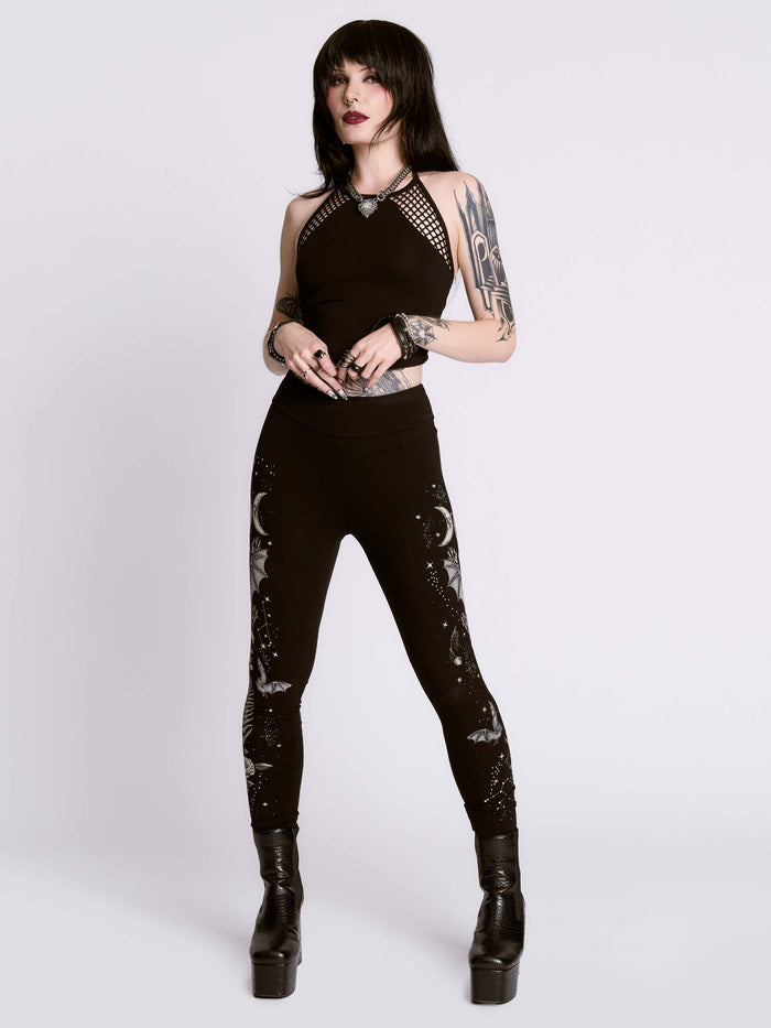 Bat Bouquet Legging