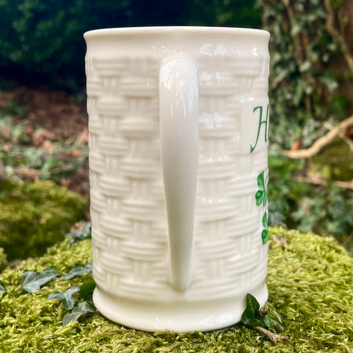 Belleek Himself Irish Mug