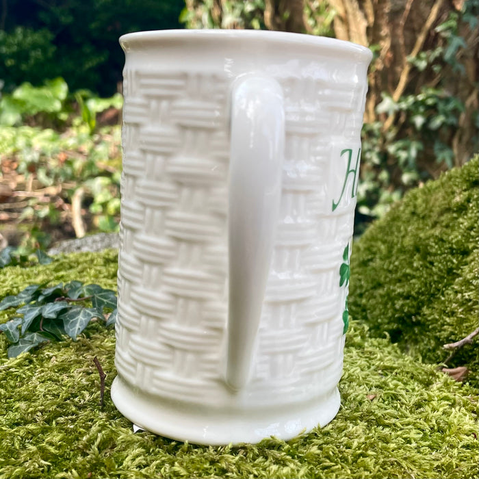 Belleek Himself Irish Mug