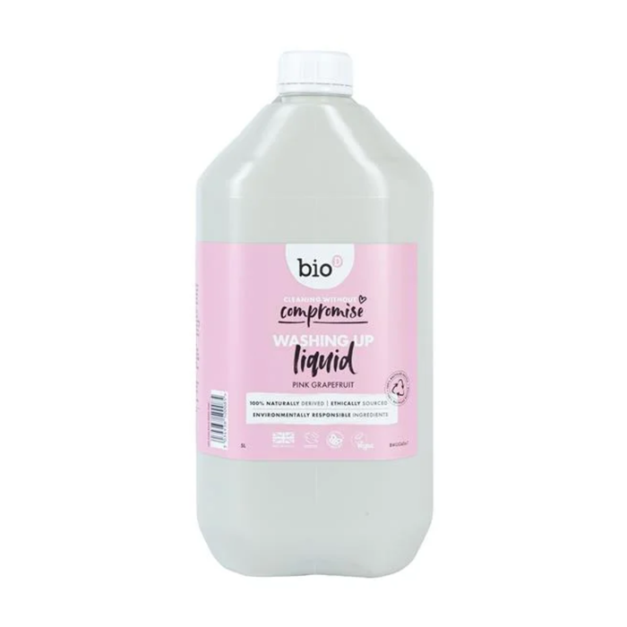 Bio-D Pink Grapefruit Washing Up Liquid 5L