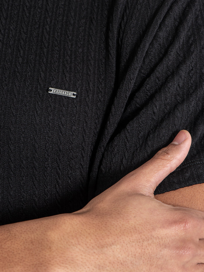 t-shirts / Black Braid Tee