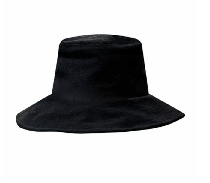 Black Denim Bucket Hat