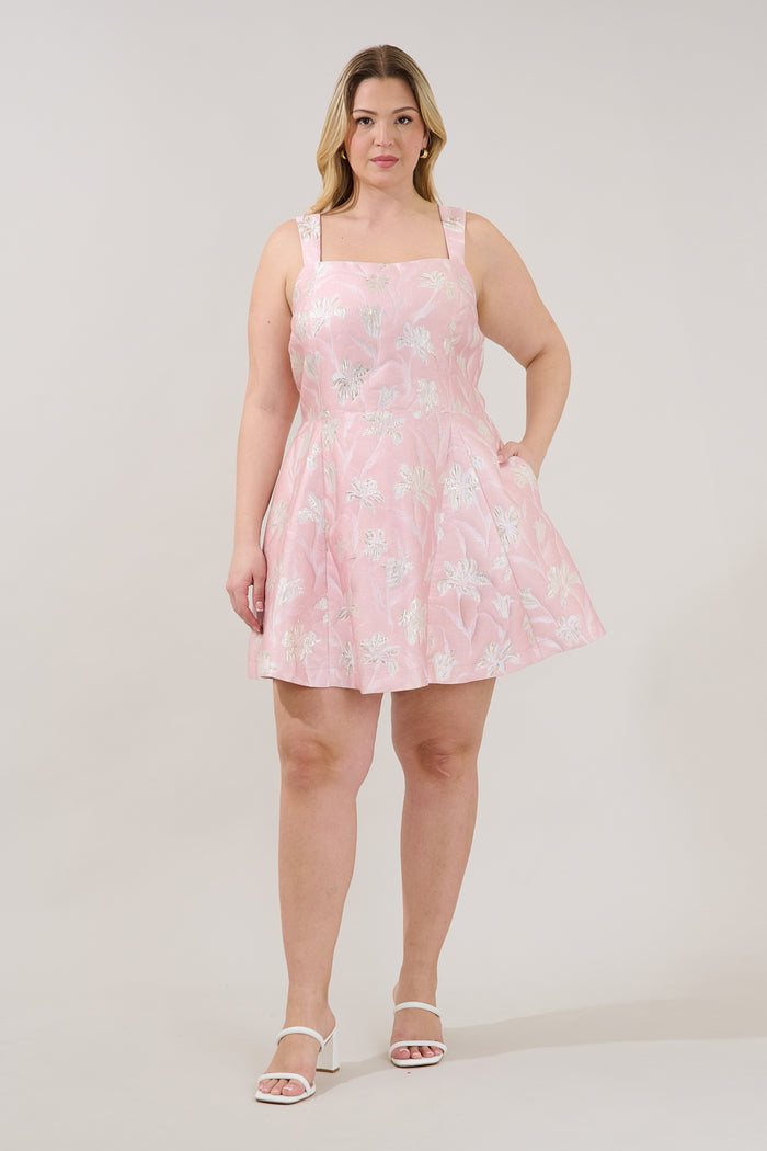 Blakely Jacquard Elvisa Mini Dress Curve