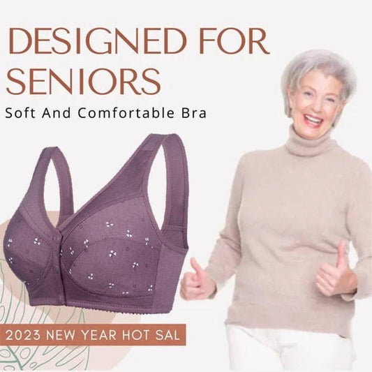 Bloem - Soutien-Gorge en Coton à Fermeture Frontale