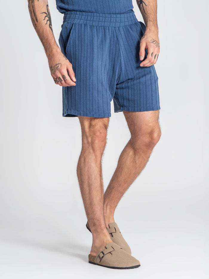 shorts / Blue Twist Shorts