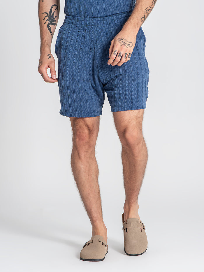 shorts / Blue Twist Shorts