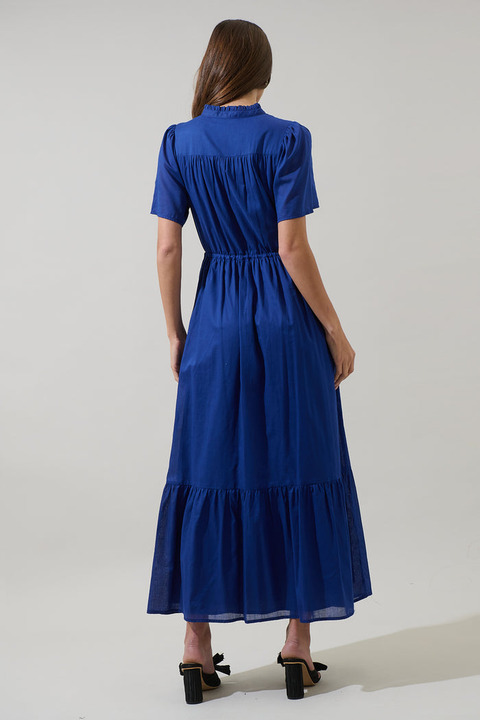 Bluebell Button Down Maxi Dress